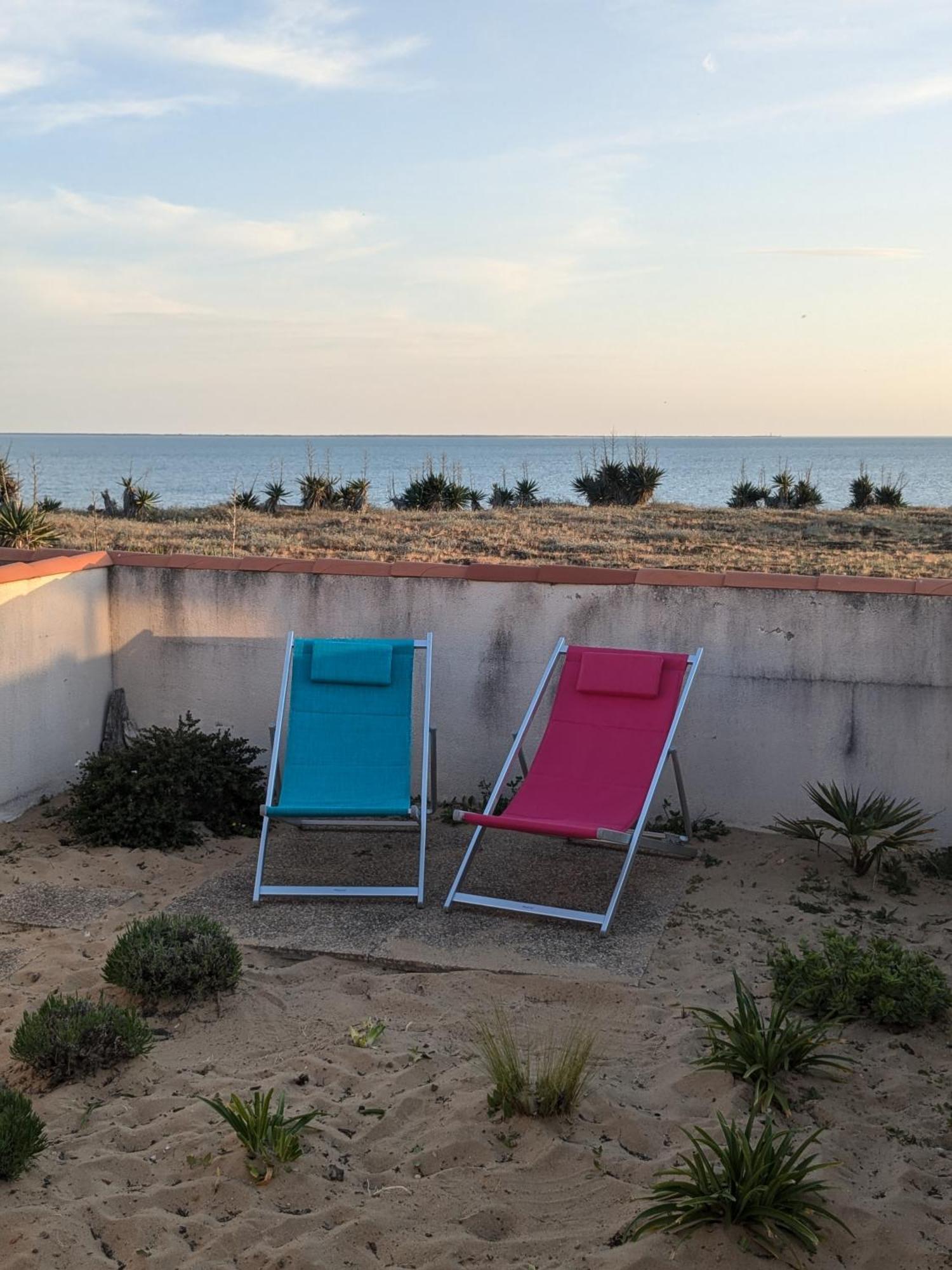 Superbe vue sur l'océan, accès direct à la plage La Tranche-sur-Mer Extérieur photo